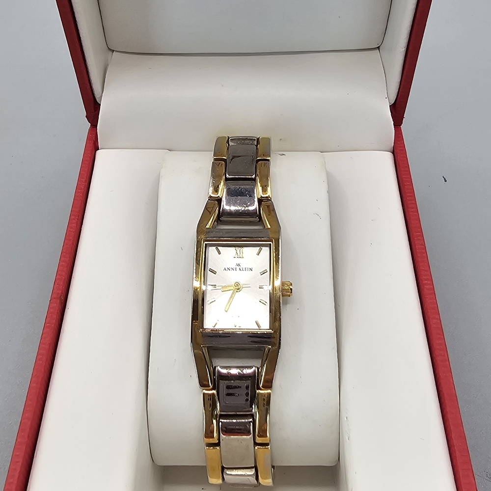 Anne Klein Gold and Silver Women's Watch
